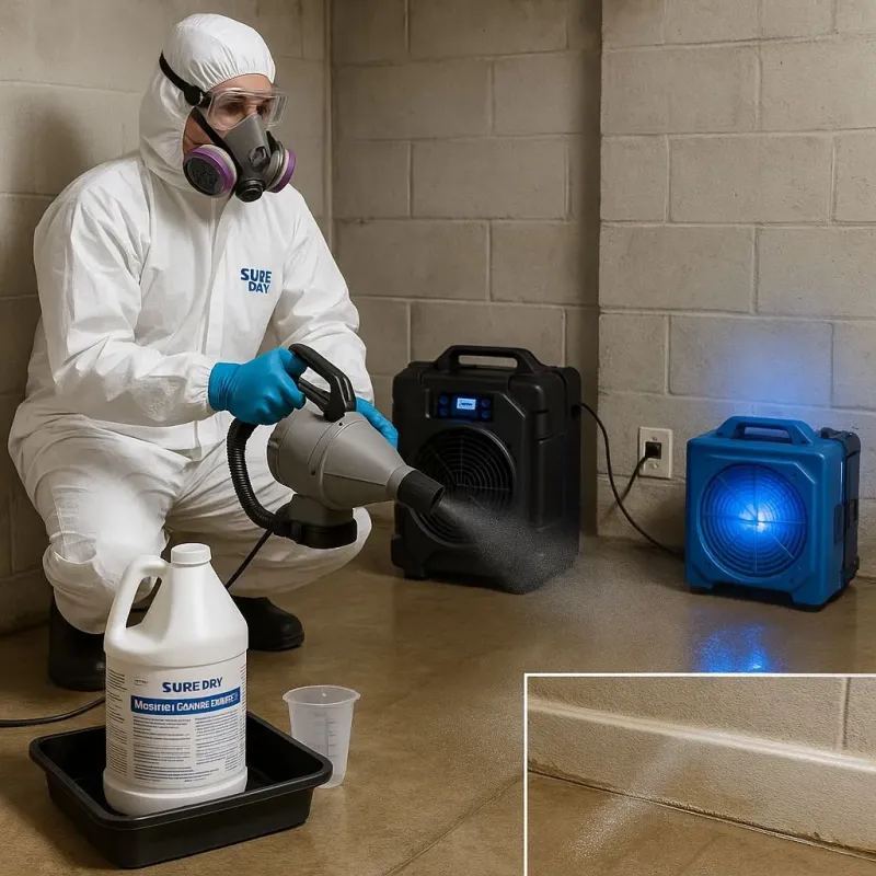Sanitization and Odor Removal process in Centerville, MN